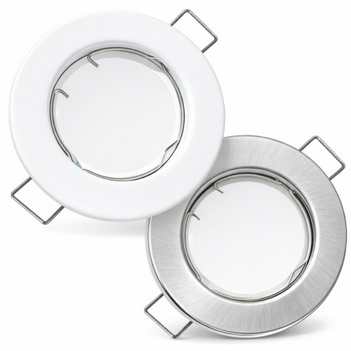 LED Einbaustrahler TOM 230V • GU10 6W • Ø 80 mm • Warmweiß