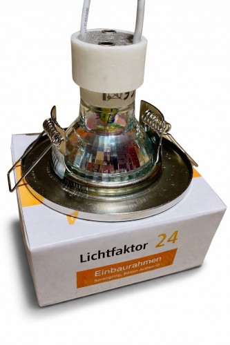 LED Einbaustrahler Tom / 230Volt / 7Watt / Dimmbar / Starr / Silber oder Weiss