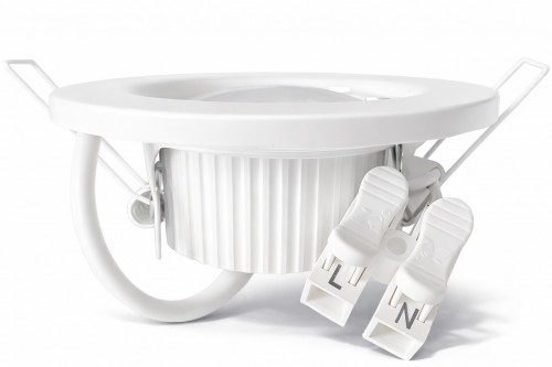 LED Einbaustrahler Tom | Flach | 230V | 5W | ET-28mm | Weiss | STEP DIMMBAR