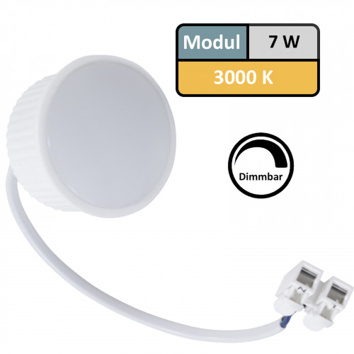 LED-Modul, 7Watt, 620 Lumen, 230Volt, 100% dimmbar, Warmweiß, 3000Kelvin