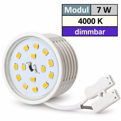 LED-Modul, 7Watt, 650 Lumen, 230Volt, 100% dimmbar, Neutralweiß, 4000Kelvin