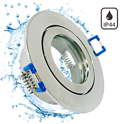 Runder Bad Einbaustrahler Marina / 230Volt / IP44 / Ohne LED Leuchtmittel