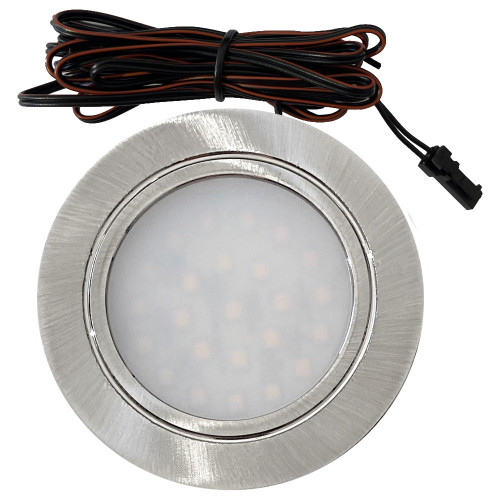 Sets Flache LED Möbel Einbauspots Mila 12V - 2,4W - 160Lumen - mit Trafo