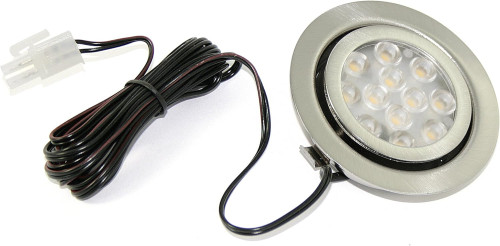Sets - LED Einbaustrahler Alina 12V - 3W - Trafo - Zuleitung - Schwenkbar