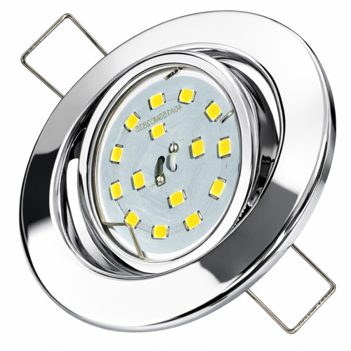 SMD LED Einbaustrahler Tomas / 230V / 7Watt / Schwenkbar / Rostfrei