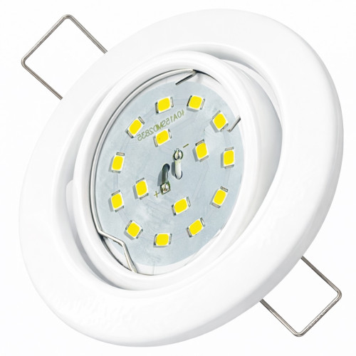 SMD LED Einbaustrahler Tomas / 230V / 7Watt / Schwenkbar / Rostfrei