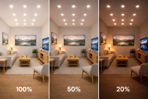 SMD LED Leuchtmittel 230Volt - 5Watt - Step dimmbar - Warmweiss