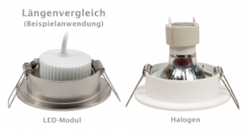 SMD LED-Modul, 5Watt, 450 Lumen, 230Volt, 50 x 25mm, Neutralweiß 4000Kelvin