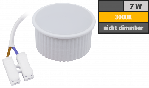 SMD LED-Modul, 7Watt, 608 Lumen, 230Volt, 50 x 25mm, Warmweiß, 3000Kelvin