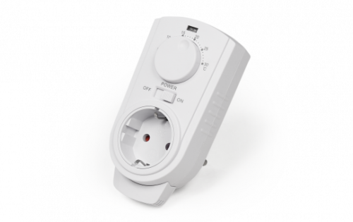 STECKDOSEN-THERMOSTAT MCPOWER TCU-330 5-30°C, MAX. 3500W, 230V