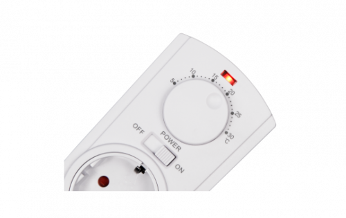 STECKDOSEN-THERMOSTAT MCPOWER TCU-330 5-30°C, MAX. 3500W, 230V