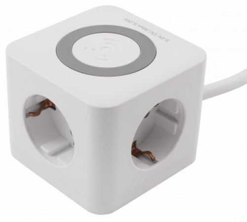 Tischsteckdose, 3 x Steckdose, 2 x USB-A, 1 x USB-C, PD20W