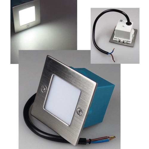 Wandeinbaustrahler Royal 230V | 1.5W | LED | IP54 | Treppenbeleuchtung | Neutralweiss