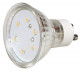 SMD LED Leuchtmittel 230Volt - 3Watt - WARMWEISS 3000Kelvin - 120° Abstrahlwinkel - Sockel Gu10