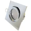 9 Watt LED Einbaustrahler Dario | 900 Lumen | 230Volt | Gu10 Fassung | IP20