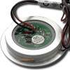 10er Set SMD Bodeneinbauspots 12Volt + 2 x LED Rundtrafo. Für Laminat, Parkett, Fliesen usw. Begehbar - IP67. Abwaschbar.