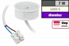 LED Einbauleuchte Marina / 230V / 7W / STEP DIMMBAR / ET = 32mm / IP44