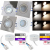 LED Einbaustrahler Marin / 230V / 7W / STEP DIMMBAR / ET = 32mm / IP44