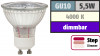 SMD LED Einbauspot Timo / 3 - Stufen Dimmbar per Lichtschalter / 230Volt / 5W