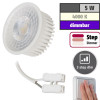 Flache 5W LED Bad Einbauleuchte Marina 230V / IP44 / LED Modul / STEP DIMMBAR