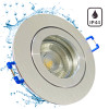 LED Bad Einbauspot Marina / DIMMBAR / 7W / Ø=83mm / IP44 / Rostfrei / 450Lumen