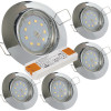 12Volt LED Einbaustrahler Jan | 5Watt | Gu5.3 Sockel | MR16 Fassung | Mit LED Transformator