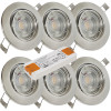 12Volt MCOB LED Einbaustrahler Tomas | 5Watt | Gu5.3 Sockel | MR16 Fassung | Mit LED Trafo