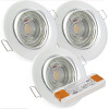 12Volt MCOB LED Einbaustrahler Tomas | 5Watt | Gu5.3 Sockel | MR16 Fassung | Mit LED Trafo