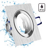 Eckiger Bad Einbaustrahler Marin / 12Volt / IP44 / Ohne LED Leuchtmittel