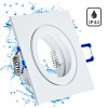 Eckiger Bad Einbaustrahler Marin / 12Volt / IP44 / Ohne LED Leuchtmittel