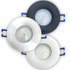 85mm IP44 LED Bad Einbauspots | 230V | 5W | Loch = 60 - 70mm | Schraubadapter