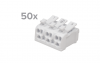 50 x Lüsterklemme McPower mit Betätigungshebel, 0,5-2,5mm², max. 16A