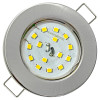 SMD LED Einbaustrahler Tom / 230V / 5W=50W / 400 Lumen / Silber oder Weiss