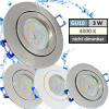 IP44 | SMD LED Einbauleuchten Marina | 3Watt | 230Volt | Rund