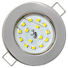 SMD LED Einbaustrahler Tom / 230Volt / 7Watt / 470Lumen / Silber