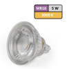 Reflektor COB LED Leuchtmittel 12Volt - 5Watt - WARMWEISS - 400 Lumen - Sockel Gu5.3 - 36° Lichtkegel
