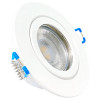 3er Set = 12Volt Bad Einbaustrahler Marina | IP44 | 5W | MCOB LED | inklusive LED Trafo 20Watt