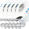 12V LED Einbaustrahler Set Marina IP44 5er Set 5W GU5.3 MR16 120cm AMP Kabel inkl. Trafo