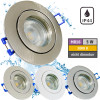 12Volt Bad Einbaustrahler Marina / IP44 / 5W / MCOB LED / Rund / inklusive LED Trafo