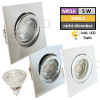 12Volt MCOB LED Einbaustrahler Dario | 5Watt | Gu5.3 Sockel | MR16 Fassung | Mit LED Trafo