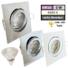 12Volt MCOB LED Einbaustrahler Dario | 5Watt | Gu5.3 Sockel | MR16 Fassung | Mit LED Trafo