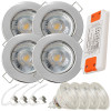 12Volt MCOB LED Einbaustrahler Tom | 3Watt | Gu5.3 Sockel | MR16 Fassung | Mit LED Trafo