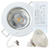 12Volt MCOB LED Einbaustrahler Tom | 5Watt | Gu5.3 Sockel | MR16 Fassung | Mit LED Trafo
