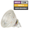 12Volt MCOB LED Einbaustrahler Tom | 5Watt | Gu5.3 Sockel | MR16 Fassung | Mit LED Trafo
