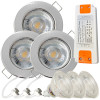 12Volt MCOB LED Einbaustrahler Tom | 5Watt | Gu5.3 Sockel | MR16 Fassung | Mit LED Trafo