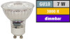 230Volt / Decken- Einbauspot Tomas / 7Watt / LED Leuchtmittel / Gu10 / Stufenlos DIMMBAR