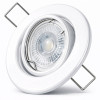2er LED Einbaustrahler „Tomas“ – 12V, 5W, schwenkbar, GU5.3 MR16, inkl. AMP-System & Trafo