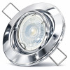 2er LED Einbaustrahler „Tomas“ – 12V, 5W, schwenkbar, GU5.3 MR16, inkl. AMP-System & Trafo