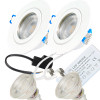 2er Set = 12Volt Bad Einbaustrahler Marina | IP44 | 5W | MCOB LED | inklusive LED Trafo 12Watt