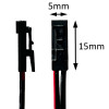 2er Set / Flache LED Einbauspots Lina / 12Volt / 3W / Kabelbaum / Stecker/ Verteilerleiste / LED Trafo vormontiert